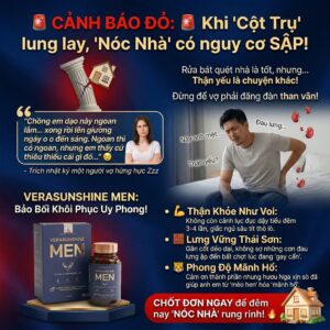 Verasunshine Men - Bảo bối khôi phục uy phong