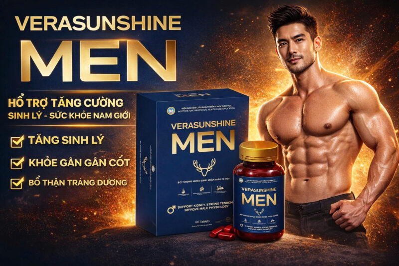 Verasunshine Men - Sản phẩm hỗ trợ tăng cường sinh lý nam