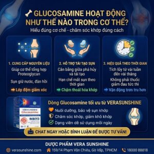 Verasunshine Glucosamine chính hãng - Dược phẩm Verasunshine