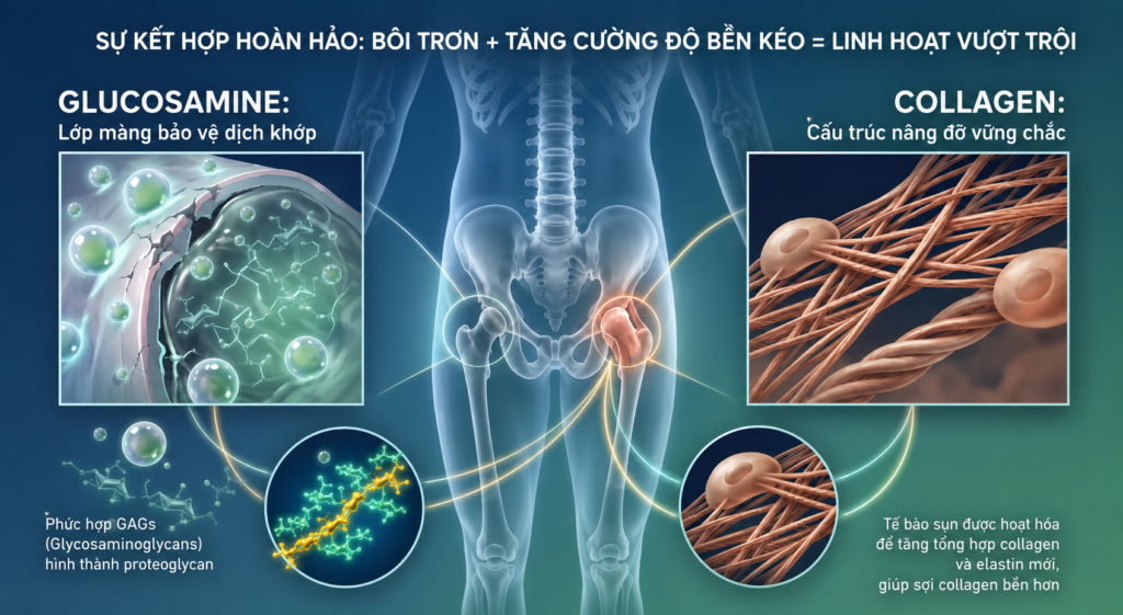 ket-hop-glucosamine-va-collagen-type-ii-ho-tro-da-co-che-cho-khop