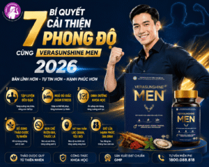 7 bí quyết cải thiện phong độ cùng Verasunshine Men 2026