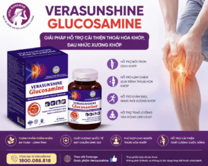 Verasunshine Glucosamine: Giải pháp hỗ trợ cải thiện thoái hóa khớp, đau nhức xương khớp