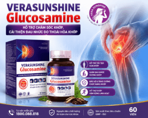 Verasunshine Glucosamine: Hỗ trợ chăm sóc khớp, cải thiện đau nhức do thoái hóa khớp