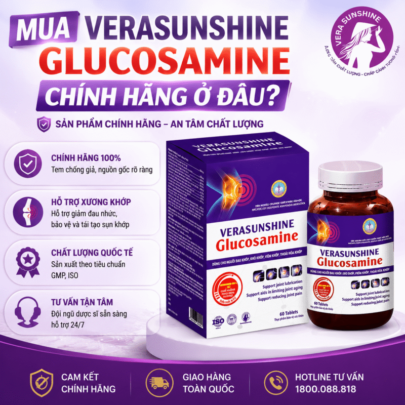 Mua Verasunshine Glucosamine chính hãng ở đâu?
