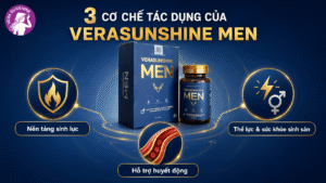 3 cơ chế tác dụng của Verasunshine Men