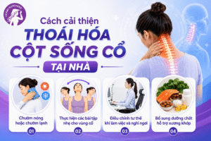 Cách cải thiện thoái hóa cột sống cổ tại nhà