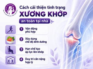 Cách cải thiện xương khớp an toàn tại nhà