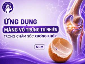 Ứng dụng màng vỏ trứng tự nhiên trong chăm sóc xương khớp