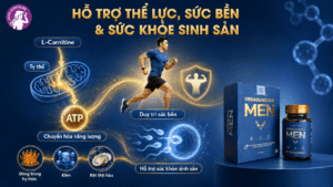 Cơ chế hỗ trợ thể lực, sức bền và sức khỏe sinh sản