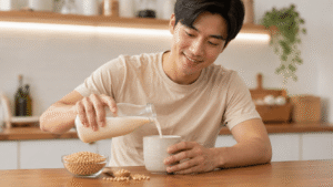 Không nên lạm dụng sữa đậu nành