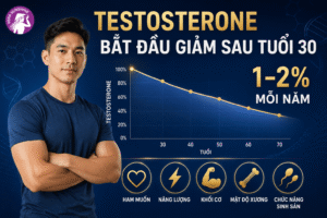 Nhu cầu sinh lý đàn ông tuổi 30: testosterone bắt đầu giảm