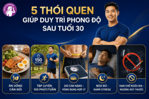 Thói quen giúp duy trì phong độ sau tuổi 30