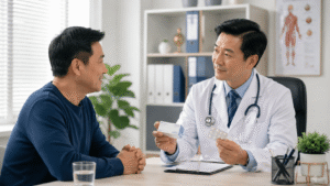 Trao đổi với bác sĩ về tác dụng phụ của thuốc
