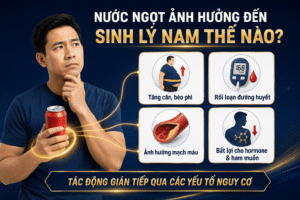 Uống nước ngọt nhiều có bị yếu sinh lý không