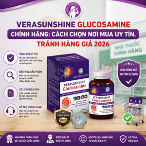 Verasunshine Glucosamine chính hãng: Cách chọn nơi mua uy tín, tránh hàng giả 2026