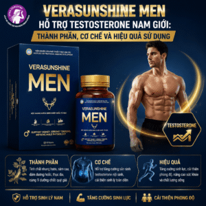 Verasunshine Men hỗ trợ testosterone nam giới: Thành phần, cơ chế và hiệu quả sử dụng
