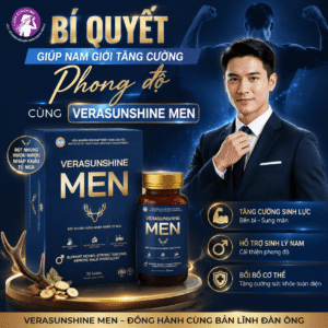 Bí quyết giúp nam giới tăng cường phong độ cùng Verasunshine Men
