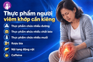 Thực phẩm người viêm khớp cần kiêng