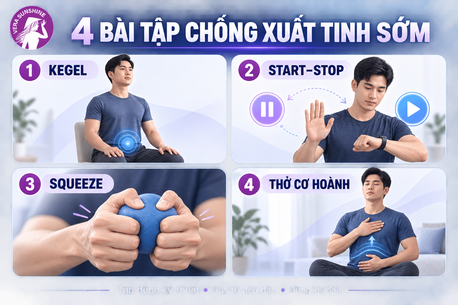 4 bài tập chống xuất tinh sớm