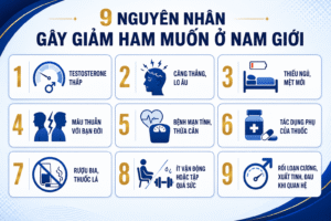 9 nguyên nhân gây giảm ham muốn ở nam giới