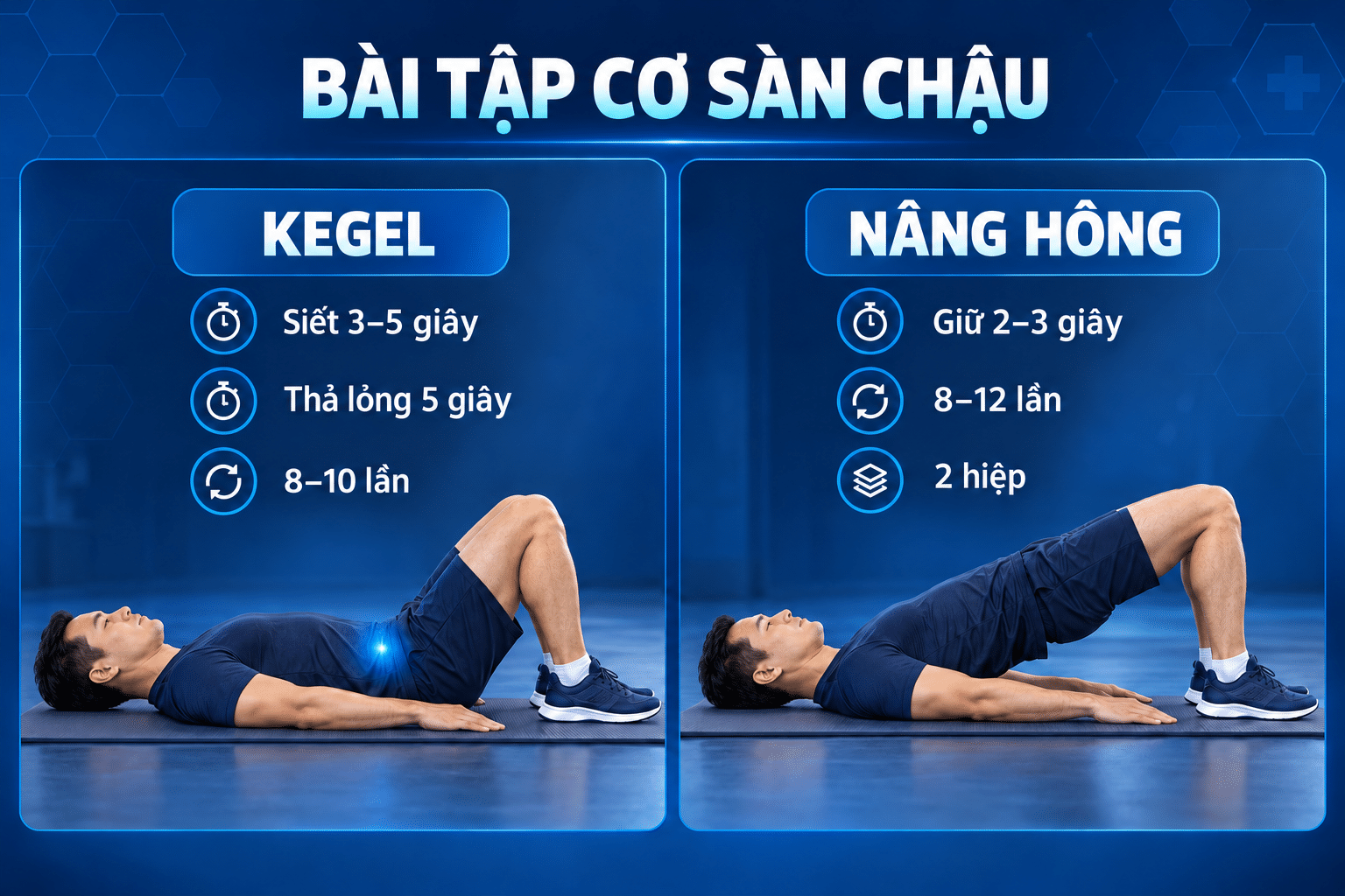 Bài tập cơ sàn chậu