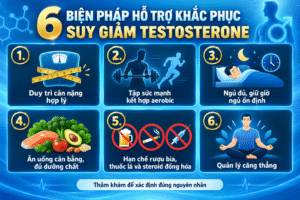 Biện pháp khắc phục suy giảm testosterone