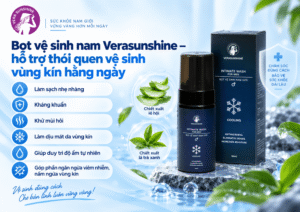 Bọt vệ sinh nam Verasunshine Intimate Wash For Men