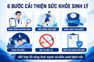 Cách cải thiện rối loạn sinh lý ở nam giới