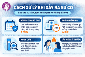 Cách xử lý sự cố khi quan hệ