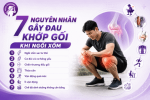 7 nguyên nhân gây đau khớp gối khi ngồi xổm