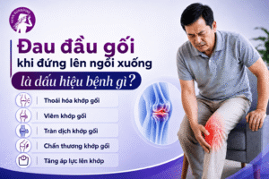 Đau đầu gối khi đứng lên ngồi xuống là dấu hiệu bệnh gì?