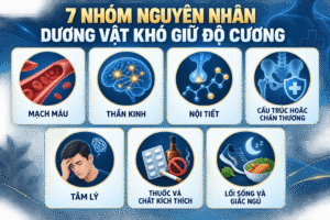 Dương vật khó giữ độ cương là do đâu