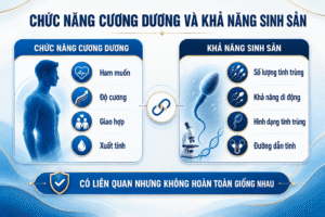 Mối liên hệ giữa chức năng cương dương và khả năng sinh sản
