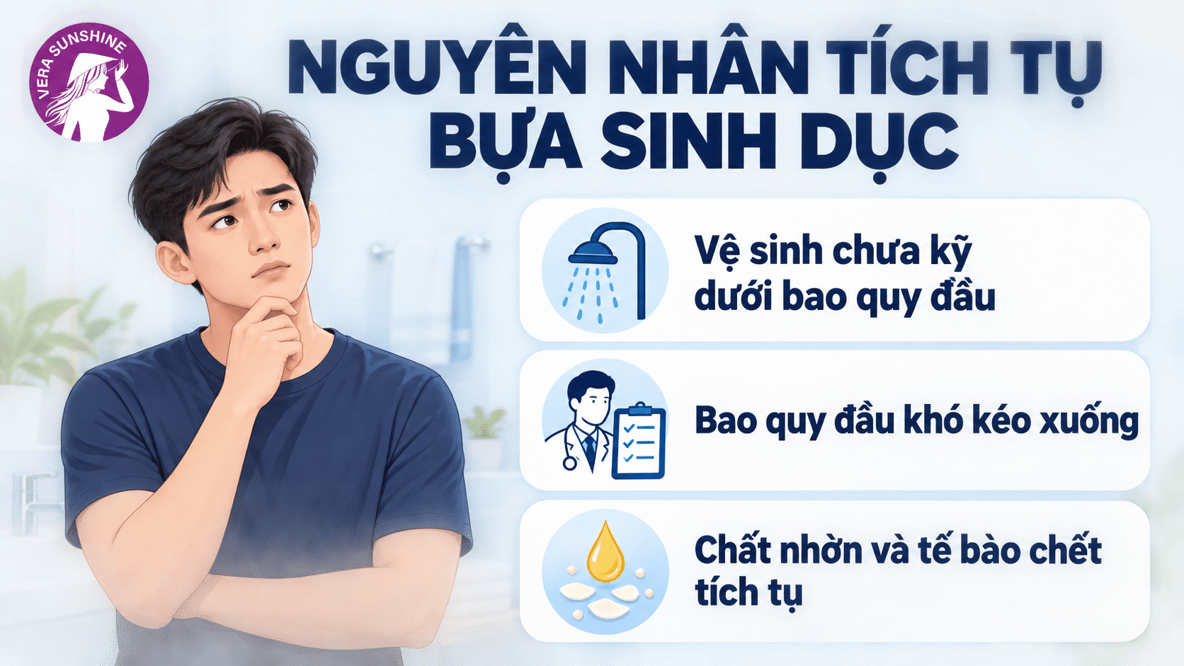 Nguyên nhân dẫn đến bựa trắng sinh dục