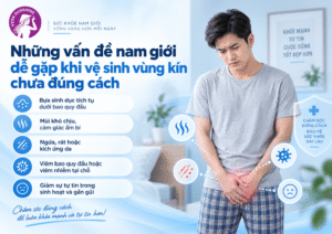 Những vấn đề nam giới dễ gặp khi chưa vệ sinh đúng cách