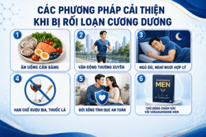 Phương pháp cải thiện khi bị rối loạn cương dương