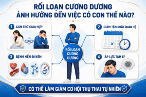 Rối loạn cương dương có con được không