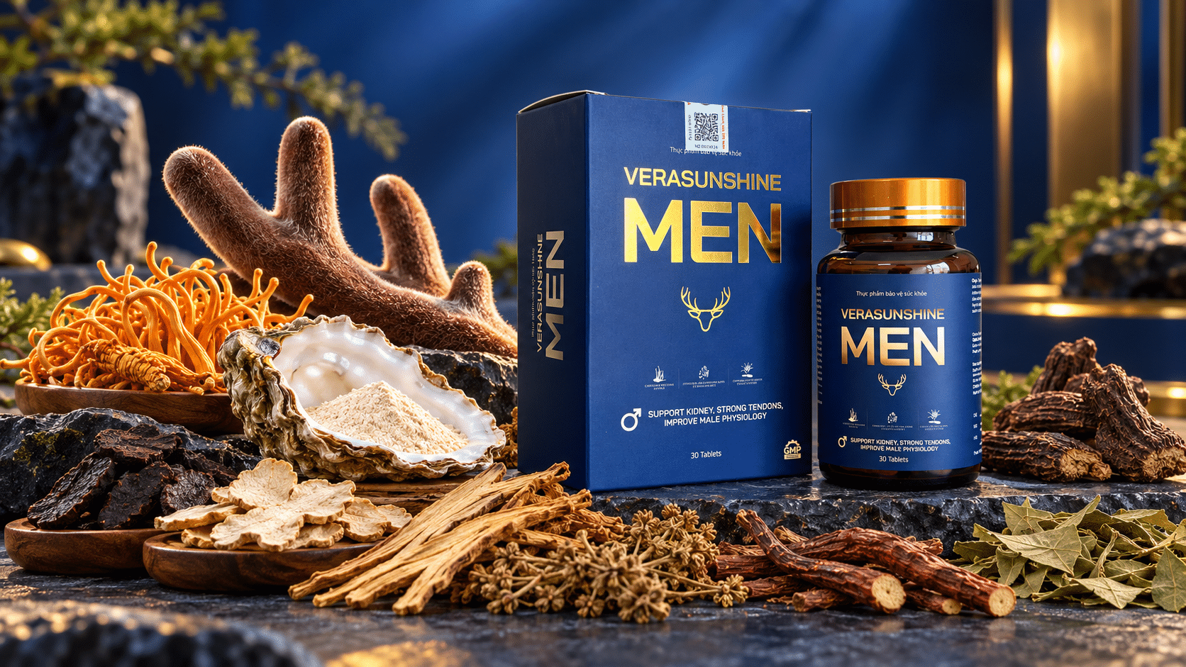 Verasunshine Men cải thiện sinh lực nam giới từ bên trong