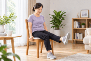 5 bài tập thể dục cho người đau khớp gối