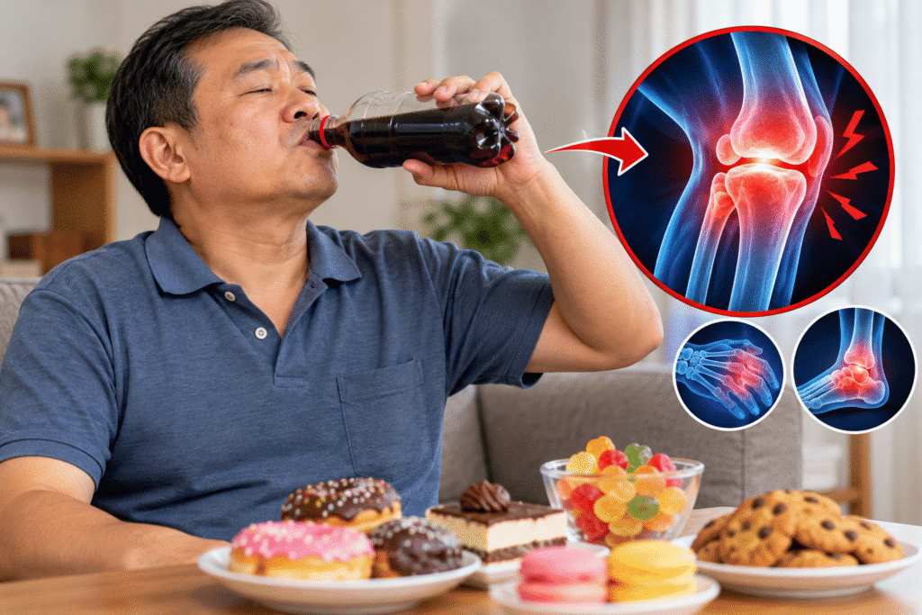 Uống nhiều đồ ngọt có hại xương khớp không?