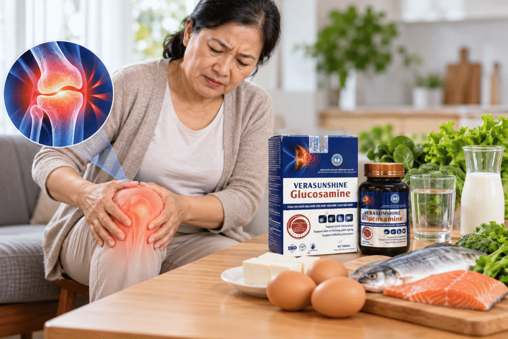 Nên uống gì để chăm sóc xương khớp?